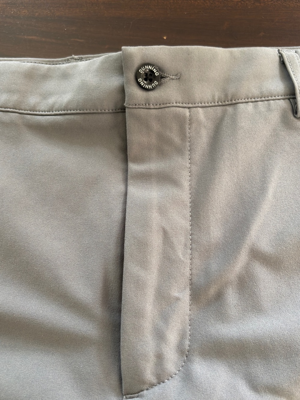 Dunning Men's Golf Shorts - Light Gray Size 36 - Picture 4 of 5